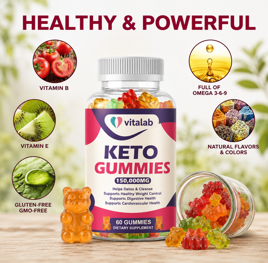 Gummies Keto Minceur VitaLab – Brûleur & Détox ACV