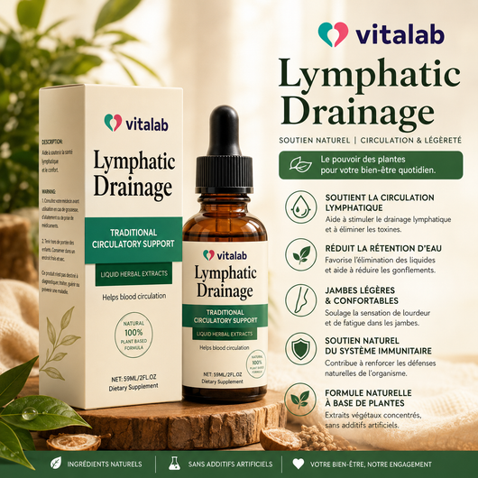 Gouttes de Drainage Lymphatique VitaLab